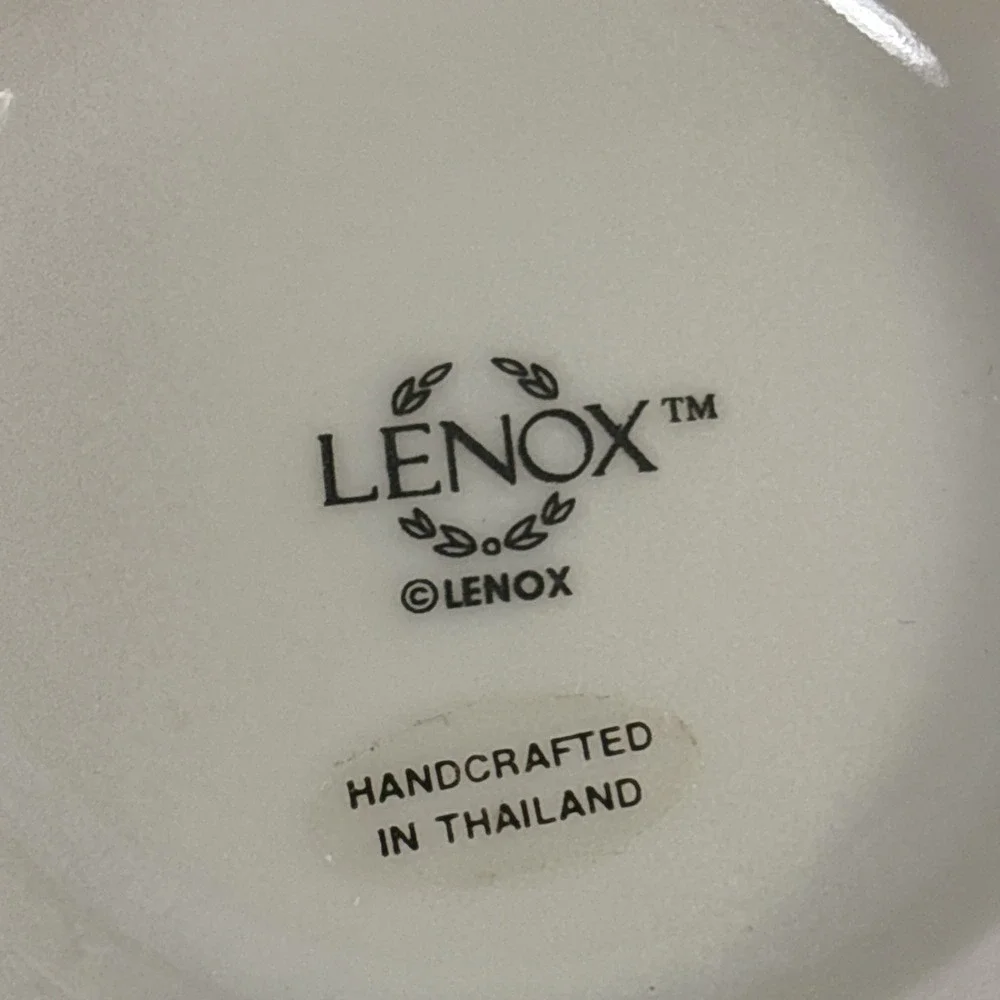 Vintage Lenox Vase Cream Gold Trim 7 Inches